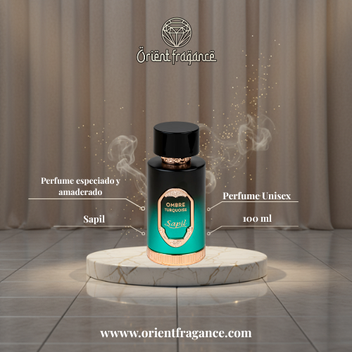 Ombre Turquoise Sapil fragancia fresca y sofisticada