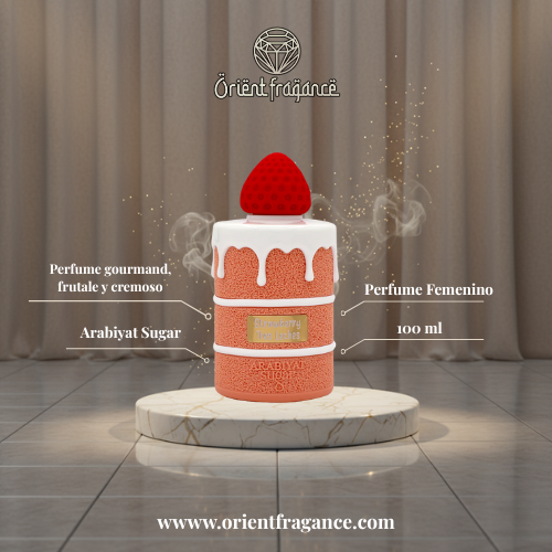 Arabiyat Sugar Strawberry Tres Leches perfume arabe dulce.