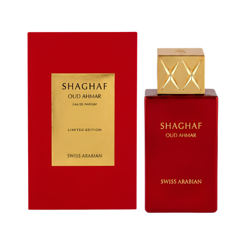 Swiss Arabian Shaghaf Oud Ahmar perfume femenino 25ml elegante sensual y sofisticado