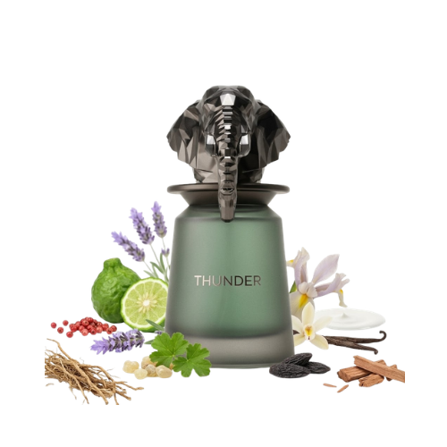 Thunder acabado elegante perfume unisex moderno e intenso